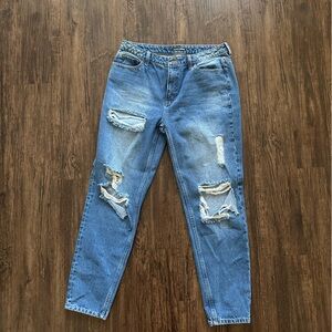 Fashion Nova Distressed Blue Jeans